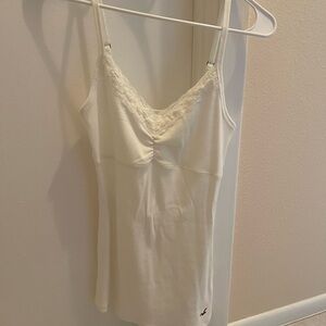 Hollister White Lace Camisole